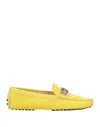 Tod's Woman Loafers Lime Green Size 8 Soft Leather