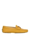 Tod's Woman Loafers Marigold Size 7.5 Leather