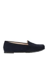 Tod's Gommini Suede Driver Penny Loafers In Blue