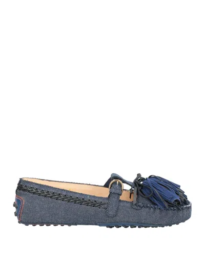Tod's Loafers In Dark Blue