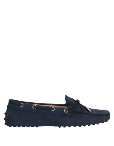 Tod's Loafers In Dark Blue