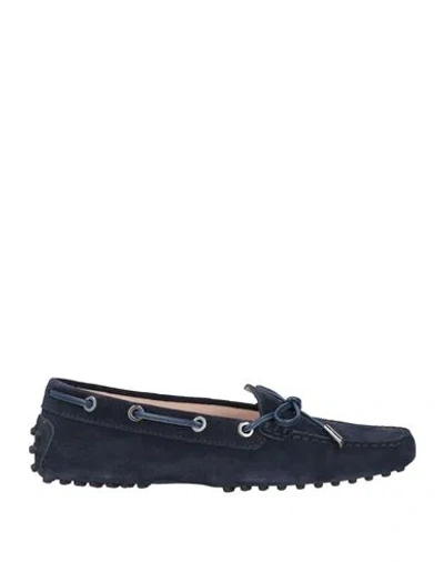 Tod's Gommino Driving Loafers In Blue