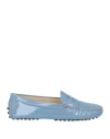 Tod's Gommino Patent Loafer In Blue