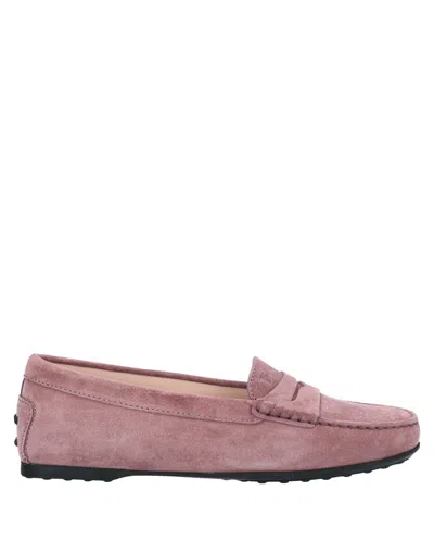 Tod's Loafers In Pink