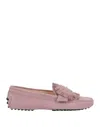 Tod's Loafers In Pink
