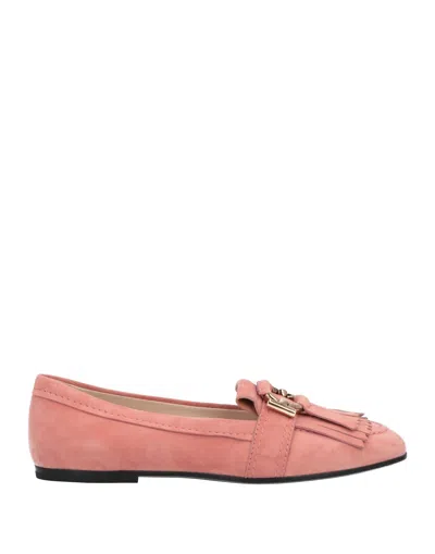 Tod's Loafers In Pink