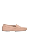 Tod's Gommino Macro Mocassins In Beige