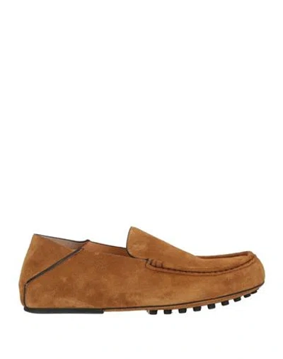Tod's Woman Loafers Tan Size 8 Leather In Brown