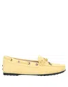 Tod's Loafers In Yellow