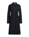 Tod's Woman Midi Dress Blue Size M Cotton, Elastane In Blue
