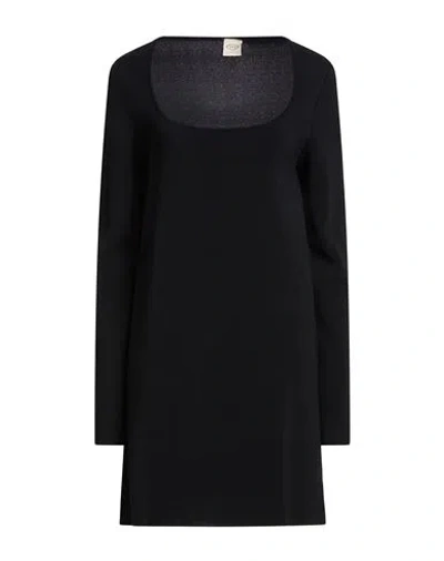Tod's Woman Mini Dress Black Size L Viscose, Polyamide