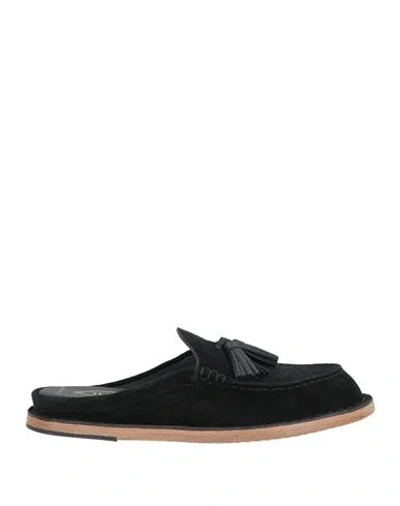 TOD'S TOD'S WOMAN MULES & CLOGS BLACK SIZE 6 LEATHER