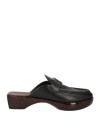 Tod's Woman Mules & Clogs Black Size 7 Soft Leather