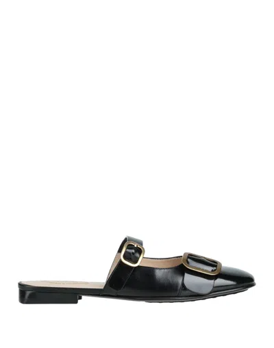 Tod's Woman Mules & Clogs Black Size 7.5 Soft Leather