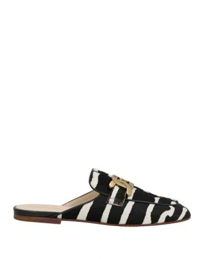 Tod's Woman Mules & Clogs Black Size 8 Leather