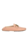 Tod's Woman Mules & Clogs Blush Size 7 Leather In Pink