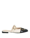 Tod's Woman Mules & Clogs Cream Size 5.5 Leather In White