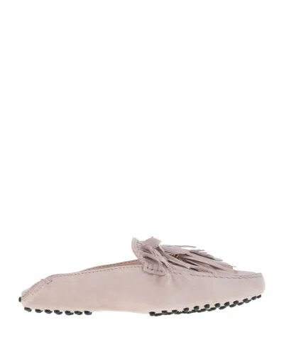 Tod's Woman Mules & Clogs Light Pink Size 6 Leather