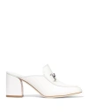 Tod's Woman Mules & Clogs White Size 4.5 Leather