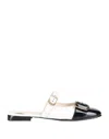 Tod's Woman Mules & Clogs White Size 5.5 Leather
