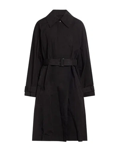 Tod's Woman Overcoat & Trench Coat Black Size 2 Cotton, Polyester, Polyamide