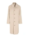 Tod's Woman Overcoat & Trench Coat Sage Green Size 6 Polyester, Cotton In Neutral