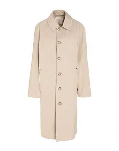 Tod's Woman Overcoat & Trench Coat Sage Green Size 6 Polyester, Cotton