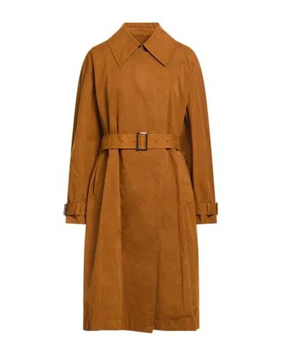 Tod's Woman Overcoat & Trench Coat Tan Size 2 Cotton, Polyester, Polyamide In Brown