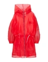 Tod's Woman Overcoat & Trench Coat Tomato Red Size 0 Polyester