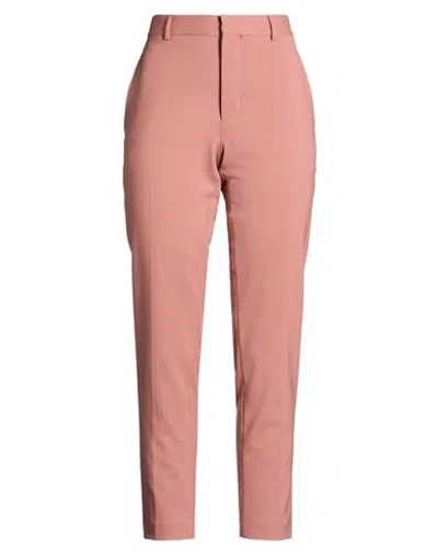 Tod's Woman Pants Antique Rose Size 8 Polyester, Virgin Wool In Pink