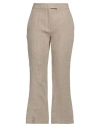 Tod's Woman Pants Beige Size 8 Linen In Beige