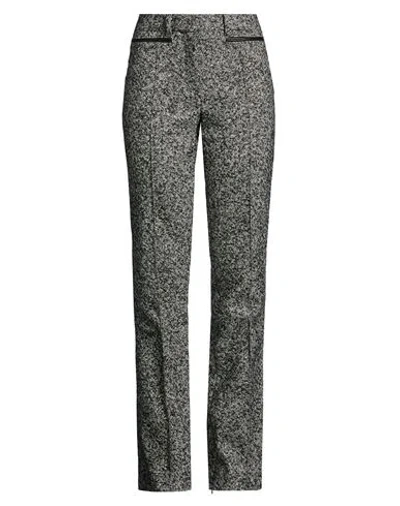 Tod's Woman Pants Black Size 6 Acrylic, Wool, Polyamide, Alpaca Wool, Lambskin In Gray