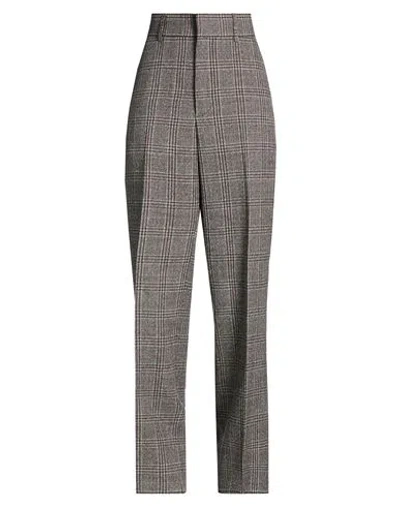 Tod's Woman Pants Dark Brown Size 8 Virgin Wool In Multi