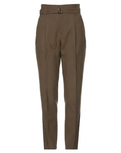 Tod's Woman Pants Military Green Size 4 Virgin Wool
