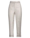 Tod's Woman Pants White Size 6 Silk