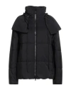 Tod's Woman Puffer Black Size 6 Polyamide, Viscose, Synthetic Fibers In Black