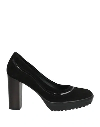 Tod's Woman Pumps Black Size 6 Soft Leather