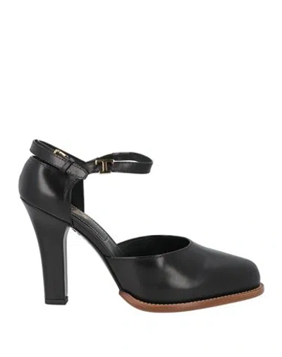 Tod's Woman Pumps Black Size 8.5 Leather