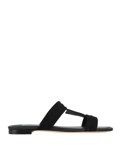 Tod's Sandals In Black