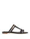 Tod's Sandals In Black