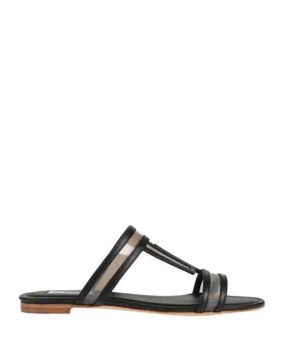 Tod's Sandals In Black