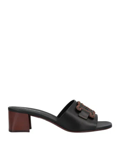 Tod's Sandals In Black