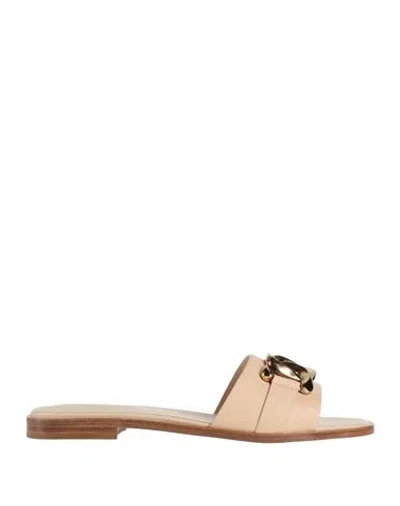 Tod's Woman Sandals Light Pink Size 8 Leather