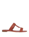 Tod's Sandals In Red