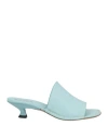 Tod's Leather Sandal In Blue