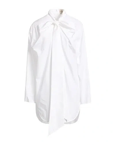 Tod's Woman Shirt White Size 4 Cotton