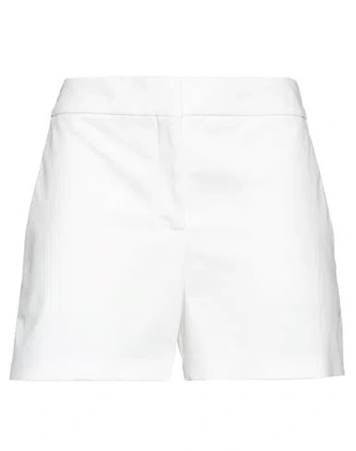 Tod's Woman Shorts & Bermuda Shorts White Size 4 Cotton, Elastane