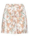 Tod's Woman Shorts & Bermuda Shorts White Size 4 Polyester, Lambskin In White