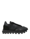 Tod's Woman Sneakers Black Size 5 Leather