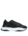 Tod's Leather And Technical Fabric Sneakers In Black